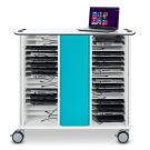 Zioxi Laptop-USB-C-Ladewagen für 32 Laptops - digitales Zahlenschloss