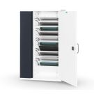 Zioxi iPad-Wandschrank für 10 iPads - Schlüsselschloss