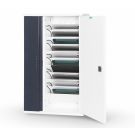 Zioxi iPad USB-C-Wandschrank inkl. USB-C-Kabeln für 10 iPads - digitales Zahlenschloss