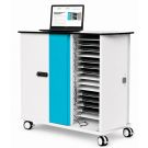 Zioxi onView2 Netzwerk USB-C-Laptop-Ladewagen inkl. USB-C-Kabeln für 32 Laptops - RFID-Schloss