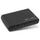 Torvik OLH-10 250W 10‑Port USB-C-Lade-Hub - schwarz