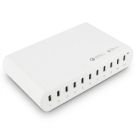 Torvik OLH-10 250W 10-Port USB-C-Ladehub - weiß