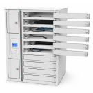 Zioxi OnView iPad/Tablet USB-C Ladespind inkl. USB-C-Kabel für 10 iPads/Tablets - hybrides RFID
