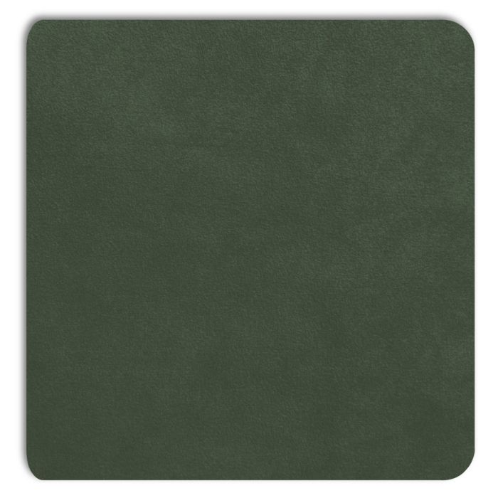 Detailansicht der smaragdgrünen Displine Alcantara®-Einlegeplatte für die Wall Home 2.0-Serie mit einer weichen, luxuriösen Textur.