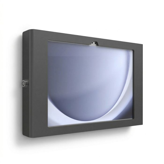 Seitenansicht der Compulocks Apex Wandhalterung für Samsung Galaxy Tab A11+, mit sichtbarer Montagehalterung.