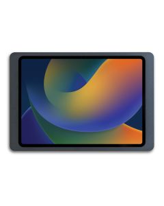 Draufsicht auf den Displine Companion Wall 2.0 Wandhalter für iPad 11 Zoll, anthrazit, mit iPad in der Halterung.