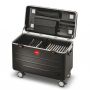 Offenes PARAT TC20 GaN TwinCharge Ladecase mit Platz für 20 Tablets, inklusive Staufach und Kabelmanagement.