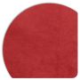 Detailansicht der roten Displine Alcantara®-Einlegeplatte mit weicher Textur und abgerundeten Ecken.