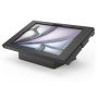 Seitenansicht des Compulocks AV Capsule Apex Tischständers für iPad Air 11 Zoll, mit elegantem Design und stabiler Basis.