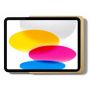 Detailansicht des Displine Dame Wall Home 2.0 Wandhalters mit einem iPad 11 Zoll, goldfarbener Rand sichtbar.