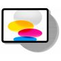 Detailansicht des Displine Moonlight Wandhalters für iPad 10,9 Zoll mit buntem Hintergrund und Titan-Finish.