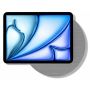 Detailansicht der Displine Moonlight Wandhalterung mit iPad Air 11 Zoll, mit Titanoberfläche und Design.