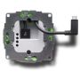 Detailansicht des Smart Things sCharge USB-A Einbau-Netzteils mit sichtbarem USB-C-Kabel und Anschlüssen.
