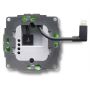 Detailansicht des Smart Things sCharge USB-A Einbau-Netzteils mit Lightning-Kabel, mit sichtbaren Anschlüssen und Befestigungspunkten.