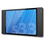 Seitenansicht des Smart Things sDock Fix Wandhalters für iPad Air 11 Zoll, montiert an der Wand mit einem genutzten iPad.