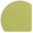 Detailaufnahme der Displine Alcantara®-Einlegeplatte in Zitronenfarbe mit abgerundeten Ecken und weicher Textur.