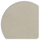 Detailansicht der Displine Alcantara® Intarsienplatte in Naturfarbe mit abgerundeten Ecken.