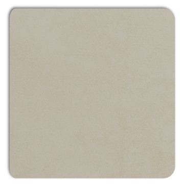 Detailansicht der Displine Alcantara® Intarsienplatte in Naturfarbe mit weicher Textur.