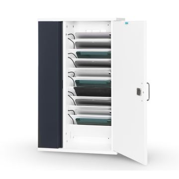 Zioxi iPad-Wandschrank für 10 iPads - Schlüsselschloss