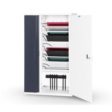 Zioxi iPad & USB-C Pencil USB-C Wandschrank inkl. USB-C-Kabel für 10 iPads - RFID-Schloss
