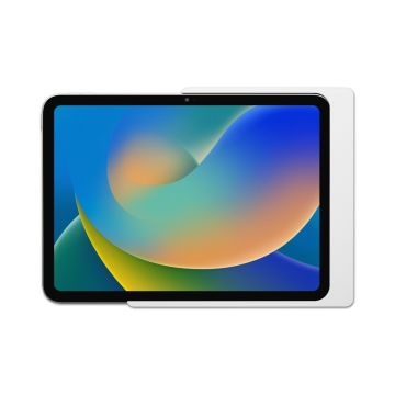 Detailansicht der Displine Companion Wall Wandhalterung mit montiertem iPad 10,9 Zoll, sichtbar in einer modernen Umgebung.
